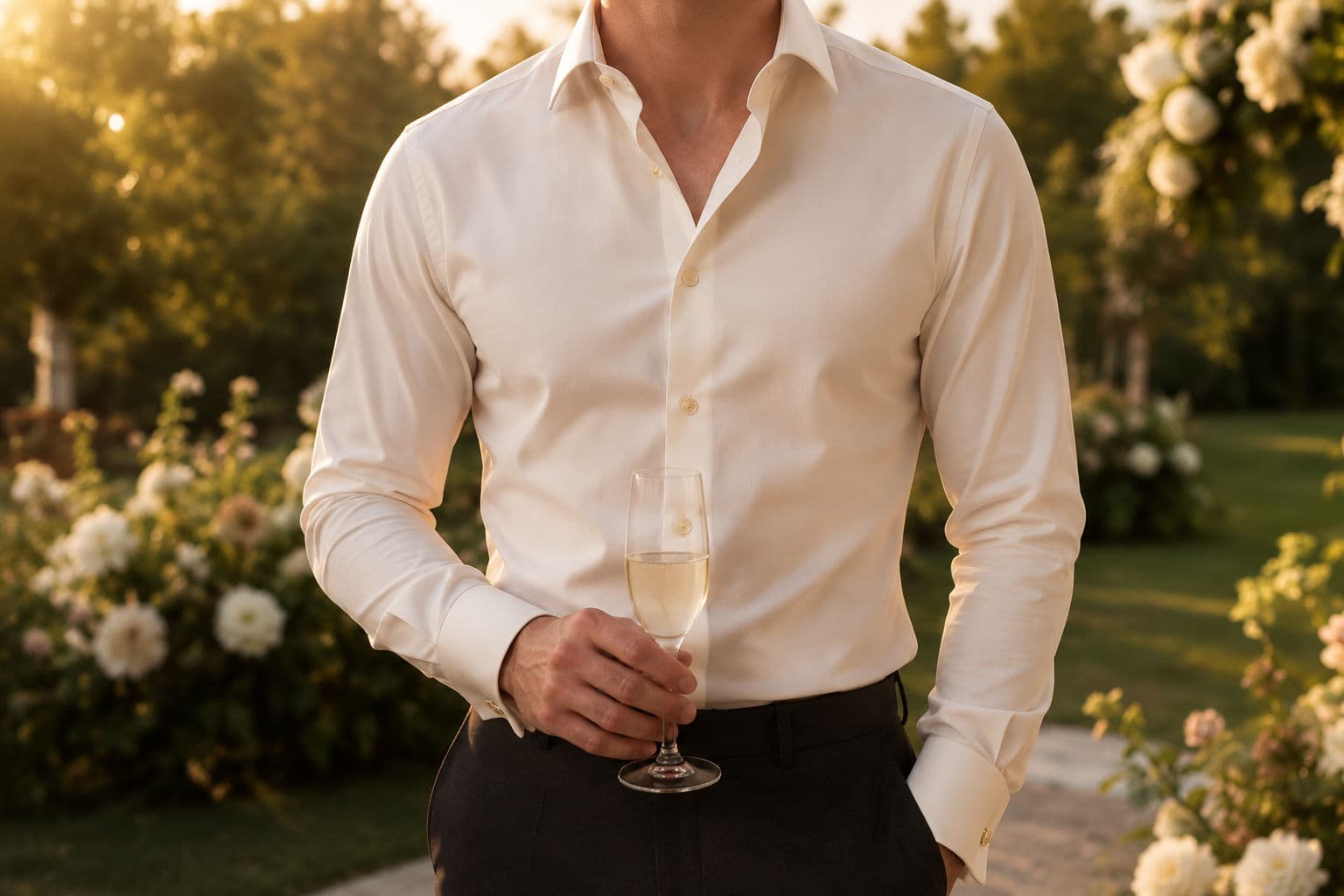 Cutaway Collar Cream