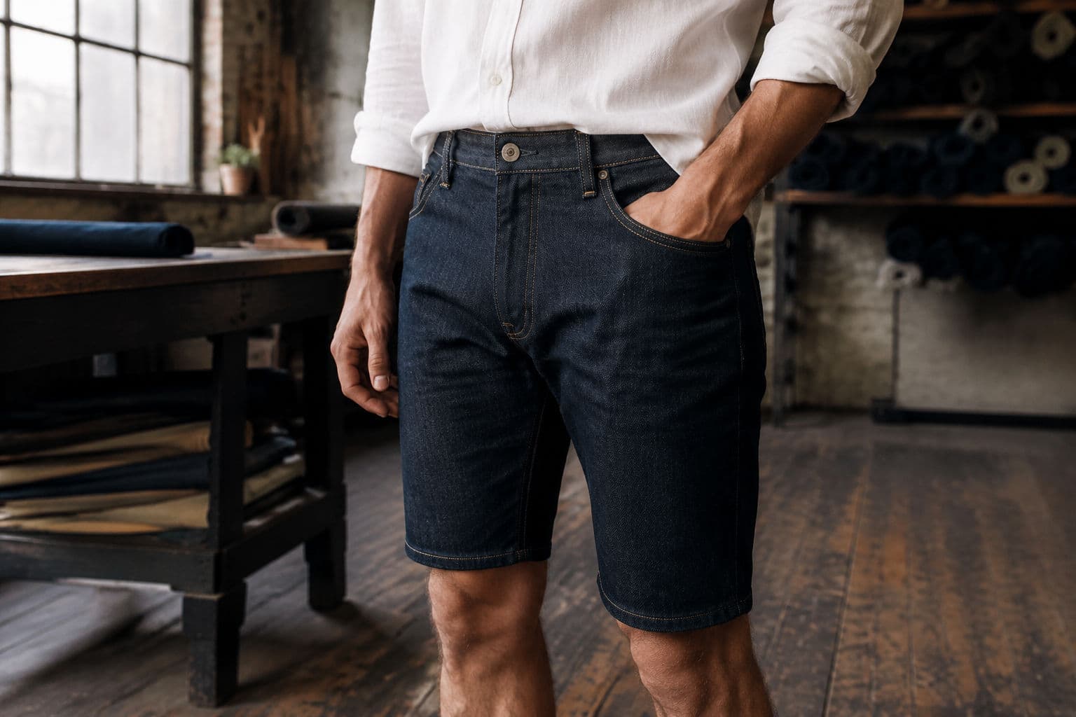 Mid-Length Raw Hem