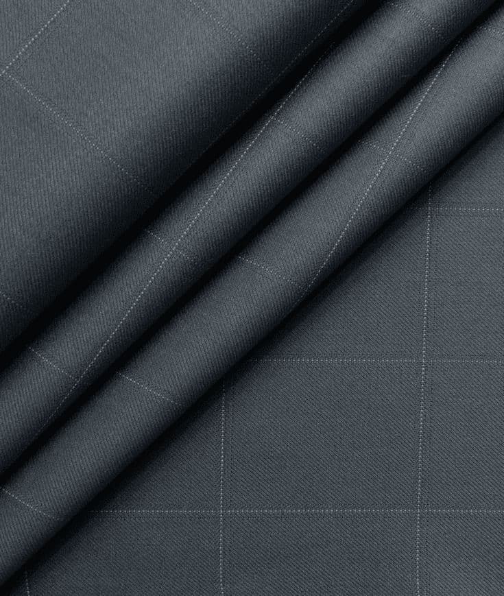 Folded shirting fabric detail